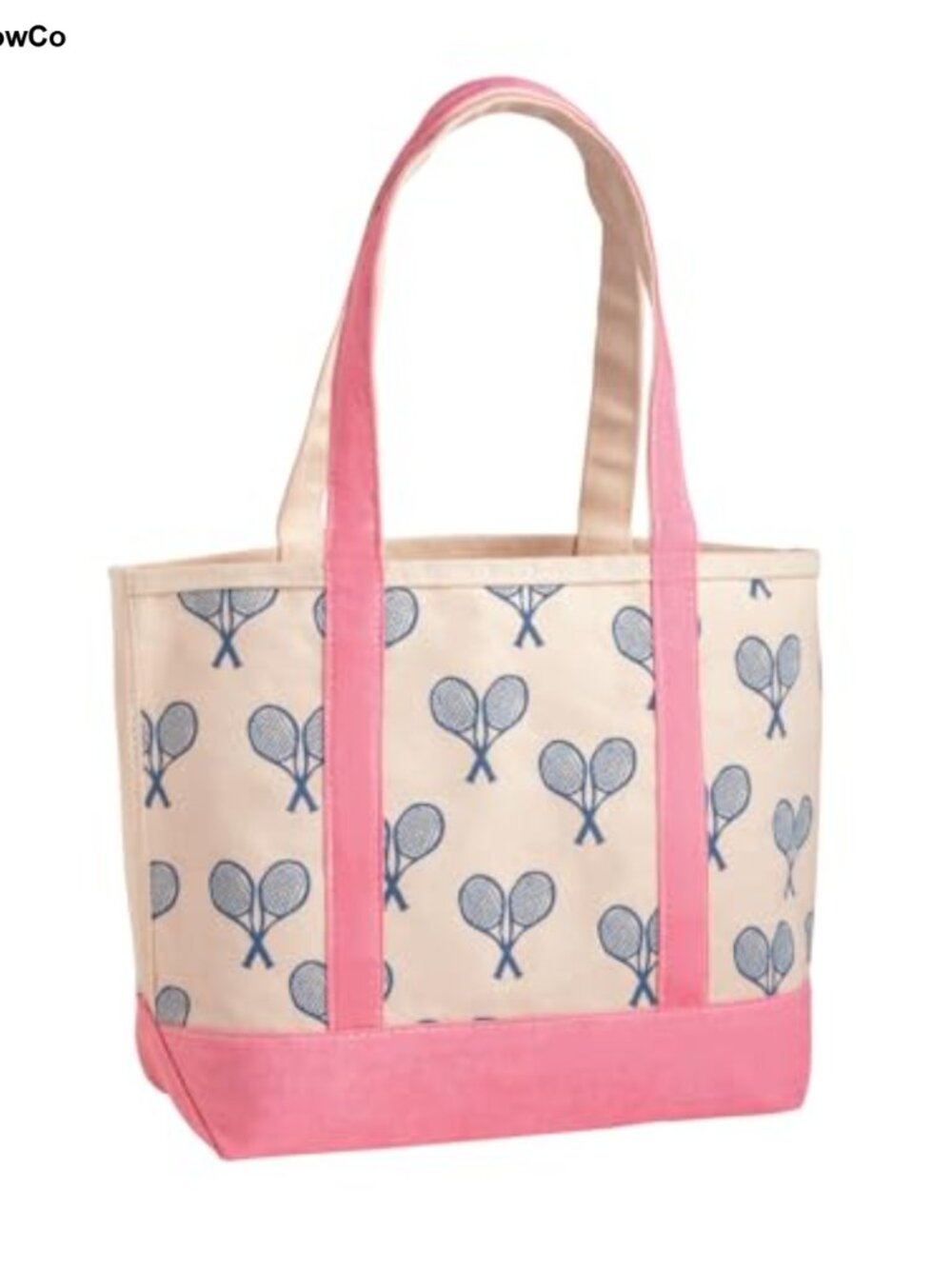 Tennis Tote Bag Heavyweight Cotton Canvas Equipment Racket Gear